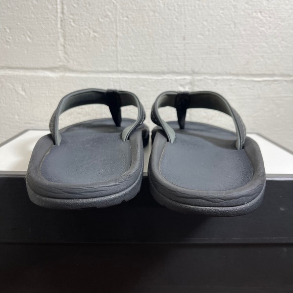 Olukai Ohana Black Flip Flop Thong Sandals Comfort Slip On Men\'s Size 10 US main image 5